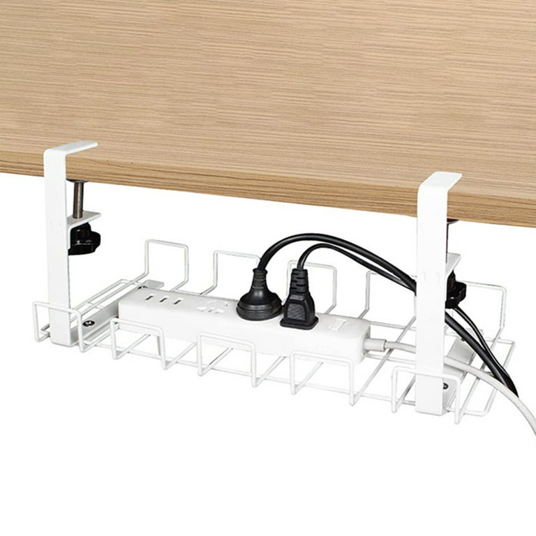 Wanwan Cable Management Tray Rustproof No Drilling Metal Large