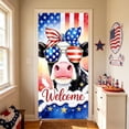 thumbnail image 4 of Independence Day Door Curtain Hanging Cloth Background Decoration, 180 x 90 cm Multicolor, Nylon Spandex with Rope, 1 Panel, 4 of 6