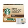 Starbucks K-Cup Coffee Pods—Hazelnut Flavored Coffee—100% Arabica—6 boxes (60 pods total)