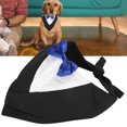 thumbnail image 4 of Pet Bow Tie Shirt, Lovely Dog Suit Multi Purpose  For Medium Dogs For Large Dogs Blue L, 4 of 8