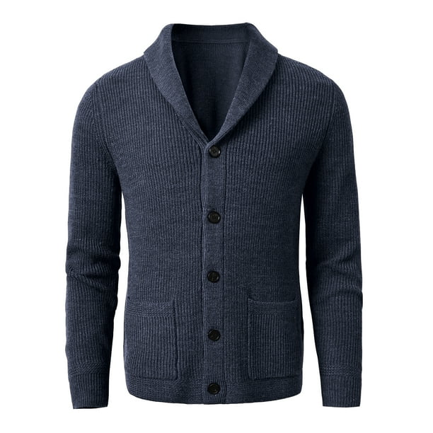 merino shawl collar sweater