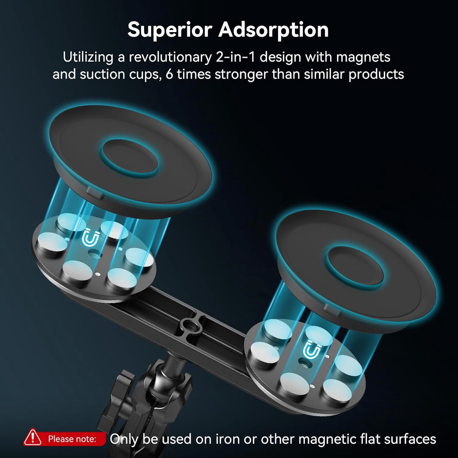 SmallRig Magic Arm Magnetic Suction Cup Mounting Support Kit For Action Cameras 4466