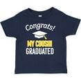 thumbnail image 3 of Inktastic Congrats My Cousin Graduated with Cap Boys or Girls Baby T-Shirt, 3 of 5