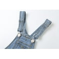 thumbnail image 4 of KIDSCOOL SPACE Baby Boy Girl Jean Shorts,Toddler Denim Cute Summer Shortalls,Light Blue,2-3 Years, 4 of 7