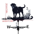 thumbnail image 6 of tegongse Labrador Shaped Weather Vane for Roof Decoration Decorative Garden Courtyard Weathervane Wind Direction Tracking Tool, 6 of 11
