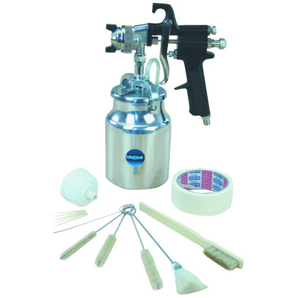 Mintcraft EWPQ2U KIT High Pressure Pneumatic Spray Gun Kit, 33.8 fl