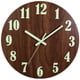 thumbnail image 2 of Reloj WoodGlow01 Reloj Analógico Cuarzo Ø30cm Café Madera pila 1xAA no incluida., 2 of 2