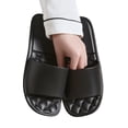 thumbnail image 5 of Fengactive Womens Mens Casual Home Slippers Textured Wide Strap Non Slip Lightweight Shower Slides Large Sizes, 5 of 5