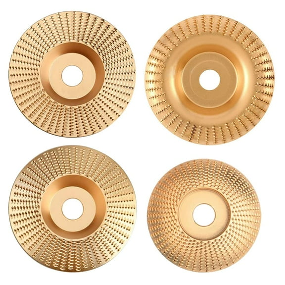 Efficient Woodworking Tool, High-Quality Wood Carving Disc Set, Non-Metal Materials Shaping, Tungsten Carbide Grinding Wheel For Rapid Material Removal, Compatible With 115Mm Or
