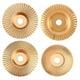 thumbnail image 1 of Juego de 4 discos de carburo de tungsteno para amolar madera, ideales para dar forma, lijar y cortar. Compatibles con amoladoras angulares de 115 mm o 125 mm., 1 of 5