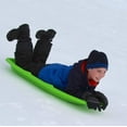 Flexible Flyer 3Pack Snow Sleds Blue, Green, Orange