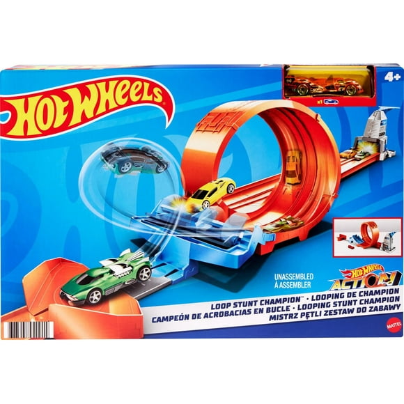 Hot Wheels Loop Stunt Champion, track set
