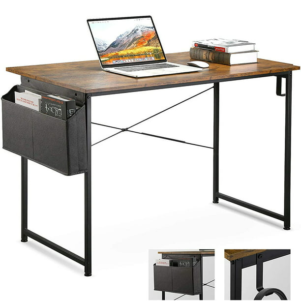 Table Workstation Study Writing Desk, Maelin Writing Desk Hutch Set