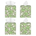 thumbnail image 2 of Sikiie Cute Frog Leather Tissue Box Cover Square, tissue box holder, Tissue Box with Bottom Belt-5.2”x5.2”x5.2”, 2 of 7