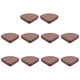 thumbnail image 5 of Protectores de esquina de Bargains Únicos, protectores de borde para muebles, protectores de esquina para mesa, silicona suave marrón 30x30x9mm 10Pcs, 5 of 5