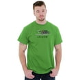 thumbnail image 4 of Motorcycle Speedy Lost Paper Biker Men's Big & Tall Crewneck Graphic Tee Brisco Brands 2X, 4 of 5