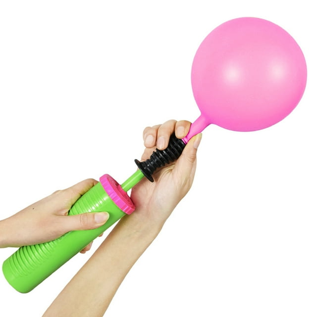 Balloon Pump User-friendly Carry Easily Plastic Efficient Hand Push Balloon Inflator Balloon Accessories for Home