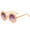 Orange, variant on Wutalume Cute Round Frame Kids Sunglasses with Flower Design and PC Materials, UV Protection Sun Glasses for Children, Adorable and Safe Eyewear for Beach,and Daily Use,Black