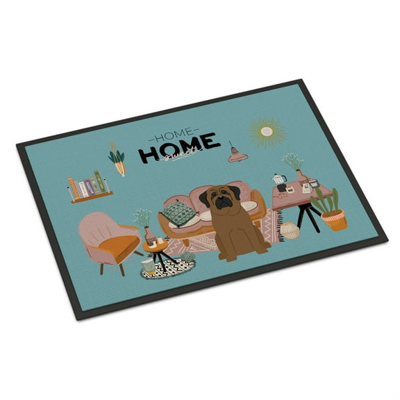 Bullmastiff Sweet Home Indoor or Outdoor Mat 18x27 CK7929MAT