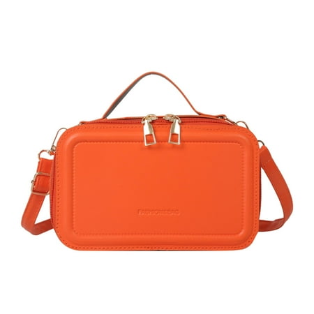 APLVFFZH Women Leather Crossbody Bag Casual Top Handle Bag for Shopping  Travel  Festival