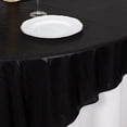 thumbnail image 5 of BalsaCircle 72x72 in Black Glitter Sequin Dots Polyester Square Table Overlay Wedding Party Events Decorations, 5 of 8