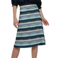 thumbnail image 4 of Moomaya Printed Skirts For Women Knee Length Skirt For Girls Casual Clothing, 4 of 5