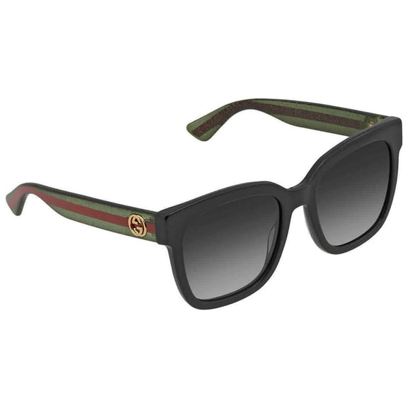 GUCCI GG0034SN-002-54  Sunglasses Size 54mm 140mm 20mm black Women NEW