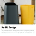 thumbnail image 3 of TureClos Trash Can Double-layer Garbage Bin No Lid Waste Case Open Type Basket For Living Room Kitchen Bathroom Household White 10L, 3 of 7
