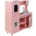 thumbnail image 3 of Cocinita de Madera Little monkey juguete cocina Grande Rosa para Niñas, 3 of 6