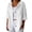White, variant on Classic Cotton Linen Blouse for Women, Short Sleeve Casual Shirts, Oversized Loose Fit Breathable Tunic Summer Tops for Women Daily Wear Basic Button Down Shirts(Color White Size 2XL)