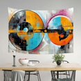 thumbnail image 2 of FCXZI Geometric Abstract Art Wall Tapestry for Home Decoration 60*40in, 2 of 6