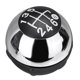 thumbnail image 4 of Perilla de palanca de cambios de 6 velocidades para Fiat 500 2012-2018 plata brillante Afortunado Sencillez, 4 of 5