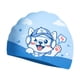thumbnail image 2 of Gorro de baño para niños, portátil, antideslizante, de silicona suave, elástico, para ducha, baño, impermeable, para buceo, deportes acuáticos de, 2 of 8