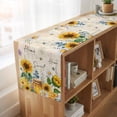 thumbnail image 6 of Table Runners 72 Inches Long Dress Scarves, Yellow Sunflowers Farmhouse Kitchen/Dining Table Runner, Coffee Tablerunners, Floral Bees Elegant Pastoral Botanical 16x72 Inch, 6 of 9
