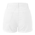 thumbnail image 5 of Sngxgn High Waisted Spandex Shorts for Women, Booty Workout Yoga Biker Shorts(White,S), 5 of 5