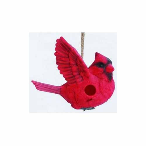 Cardinal Birdhouse by Spoontiques 10294 by Spoontiques