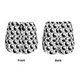 thumbnail image 3 of Gukieu Yin Yang Print Women's Sports Shorts with Drawstring Elastic Waistband for Running, Yoga, Fitness-Large, 3 of 7