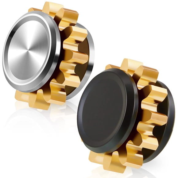 Hiladora metálica Fidget Toy Zhanmai Copper Gear, 2 piezas