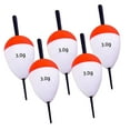 thumbnail image 1 of koolsoo 5 Pcs Flotteurs de Pêche Bouées Flotteurs en Mousse EVA pour Pompano Perche Pêche sur Roche 3g, 1 of 9