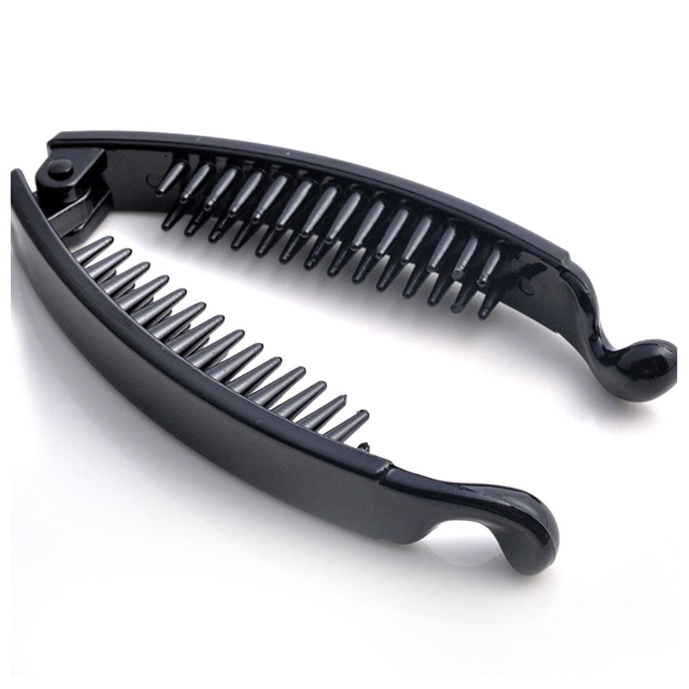 6 set Jumbo Banana Comb Clip Thick Hair Riser Claw Interlocking Jaw 