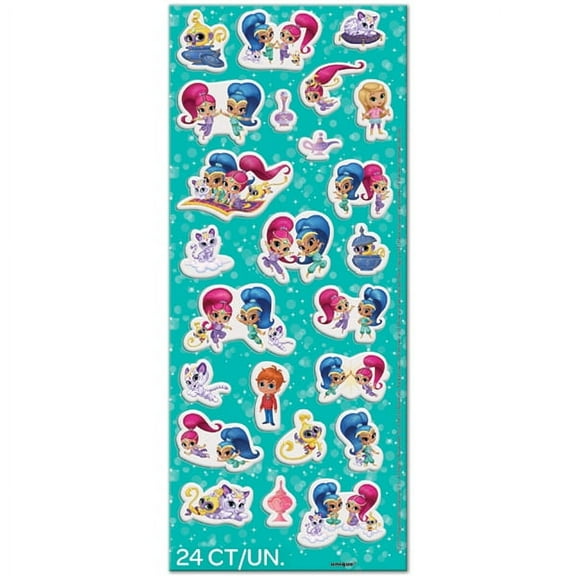 Shimmer and Shine Puffy Sticker Sheet, 1ct
