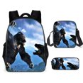 thumbnail image 1 of Set de mochilas escolares Kings Kongs vs Godzillas Kids de nylon, 1 of 1