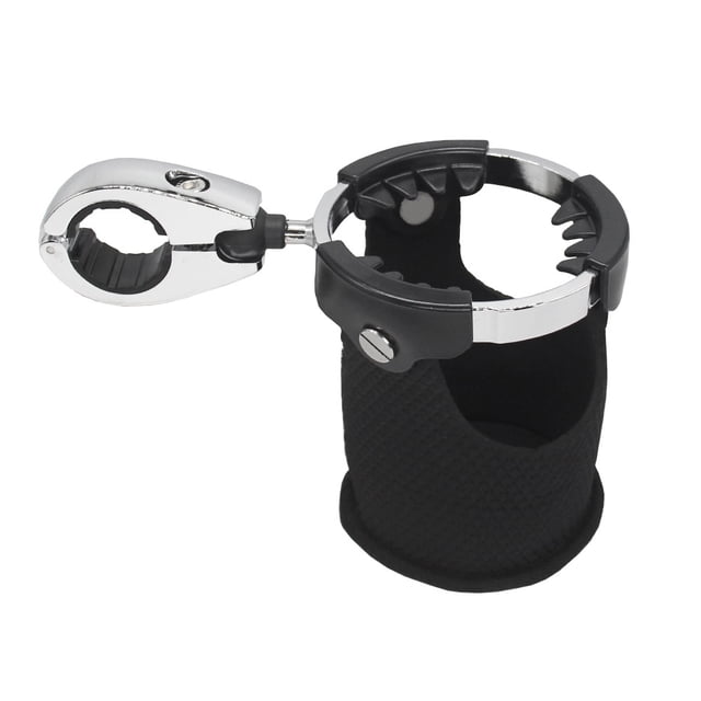 Soporte de motocicleta Portavasos para motocicleta, bebida, lata, montaje en manillar, rotación de 360°, soporte universal para botella de agua para motocicleta, ATV, UTV, kayak, barco marino, mani