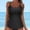 Black, variant on Rhuody Womens Lace Up Swimwear Tops Underwire Full Coverage Bikini Top Push Up Swim Crop Top Tie Back Bathing Suit Tops Trend Beach Wear Black 2Xl