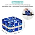 thumbnail image 5 of Flag of Israel Travel Portable Jewelry Organizer: Square Jewelry Box Storage Case and Display for Rings, Earrings, Necklaces, Bracelets, and More - Suitable for Girls and Women, 5 of 6
