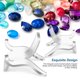 thumbnail image 5 of WORGEOUS Pads de 20 PC Pantalla acrílica Pequeños soportes de pantalla de roca transparente Soportes de pantallas de cristal Portes de caballete Triángulo para colecciones, 5 of 8