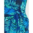 thumbnail image 6 of FORTANT Women's Plus Size One-Piece Swimsuits Floral Print V Neck Tummy Control Side Knotted Swimwear, Size S-4XL, 6 of 6