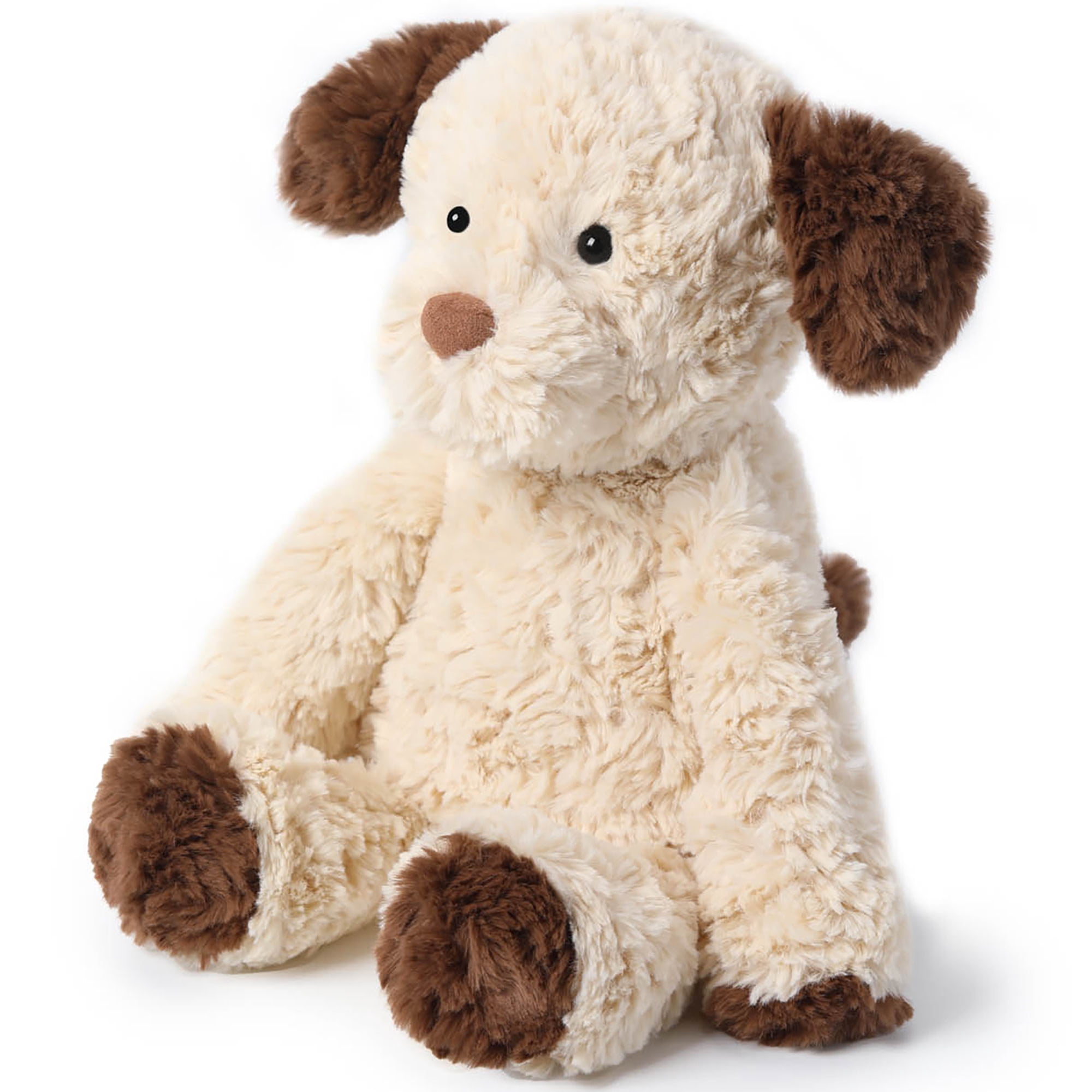 McHugs: Cute Pet Series - Toffee Dog - 9.8" Brown-Cream Stuffed Animal Plush, Soft Weighted Cuddle Toy, Cozy Comfort Play Companion, Baby-Toddler-Kids