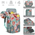 thumbnail image 5 of Travel Cooler Bag - Pioneer Flower Floral Print Pattern Camping Beer Cooler Backpack with Bottle Opener- Waterproof Insulated Picnic Backpacks - Cooler Bag for Beach, 5 of 6