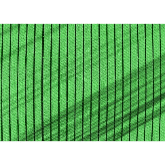 Ahgly Company Indoor Rectangle Patterned Green Area Rugs, 2' x 3'